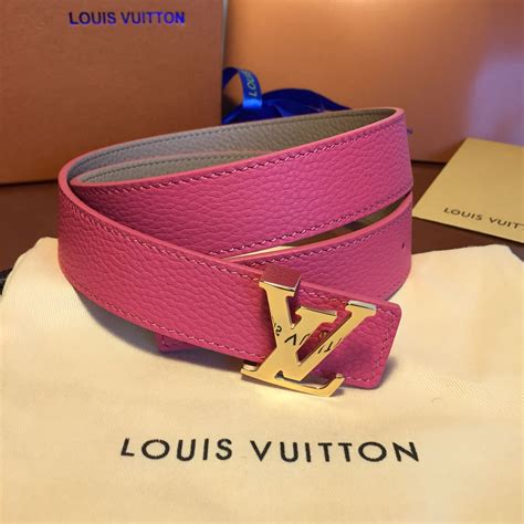 louis vuitton pink belt|louis vuitton belts women's.